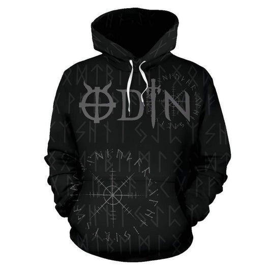 Odin Black Viking Hoodie