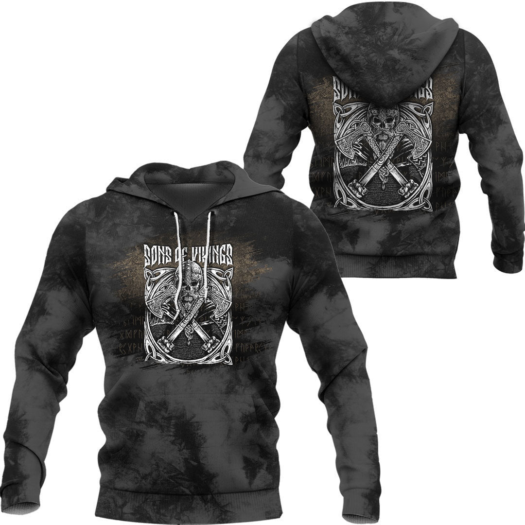 Sons Of Odin Valhalla #3 Viking Hoodie