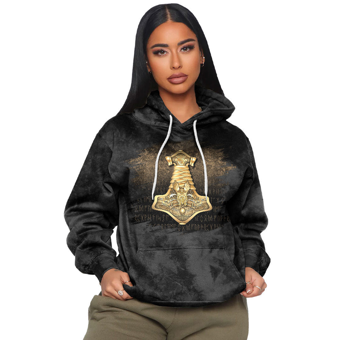 Mjolnir The Hammer Of Thor Norse God Of Thunder Viking Hoodie