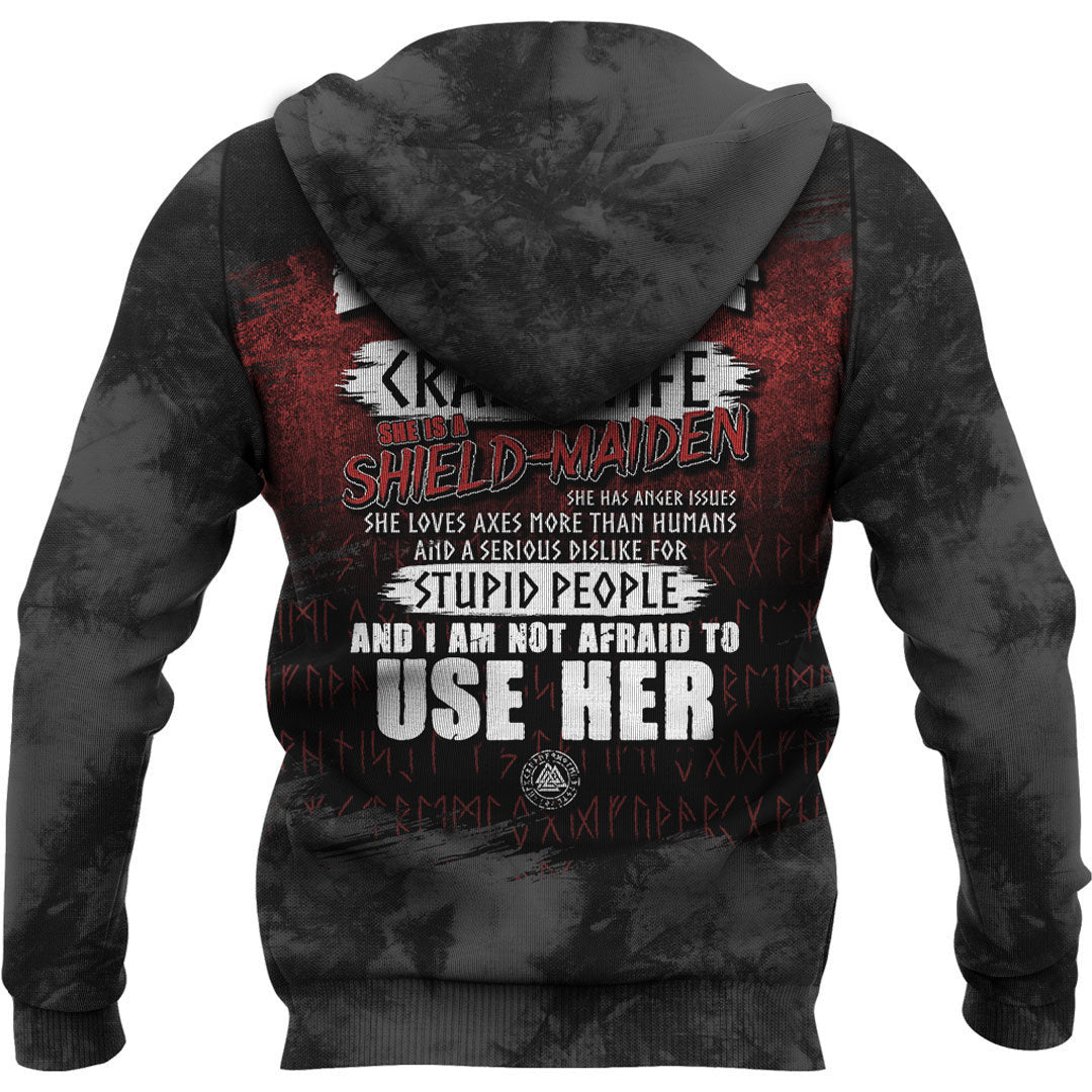 Funny Viking Berserker Viking Hoodie