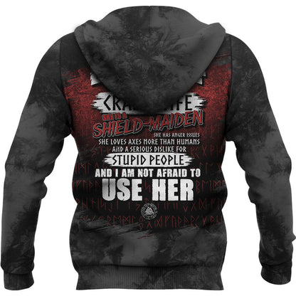 Funny Viking Berserker Viking Hoodie