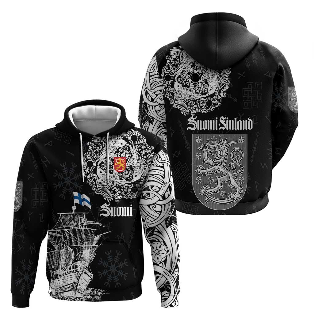 Finland Vikings Culture Suomi Viking Ships Viking Hoodie