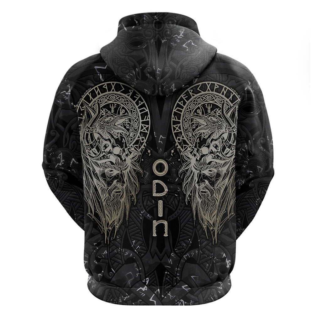 Viking Navigator Odin's Wisdom in Symbols Viking Hoodie