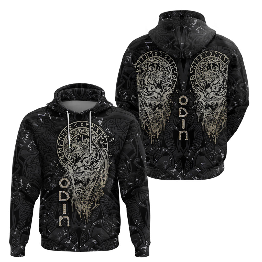 Viking Navigator Odin's Wisdom in Symbols Viking Hoodie