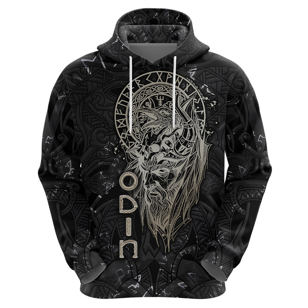 Viking Navigator Odin's Wisdom in Symbols Viking Hoodie