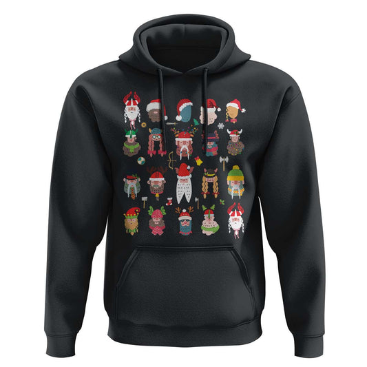 Funny Christmas Nordic Cute Viking Warriors Viking Hoodie Cotton