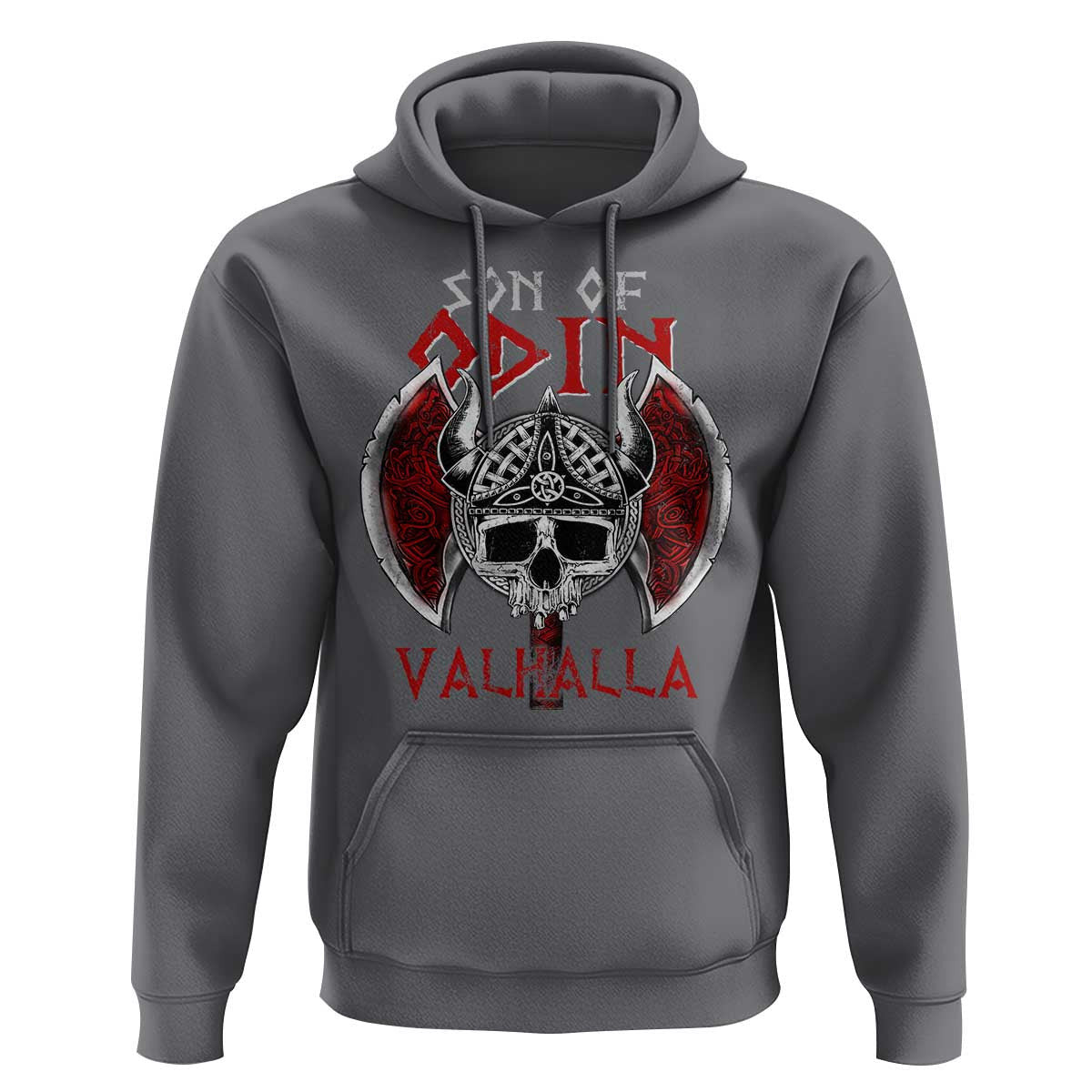 Son Of Odin VALHALLA Norse Mythology Viking Hoodie Cotton