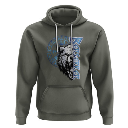 Berserk Bear Warrior Odin Norse Mythology Viking Hoodie Cotton