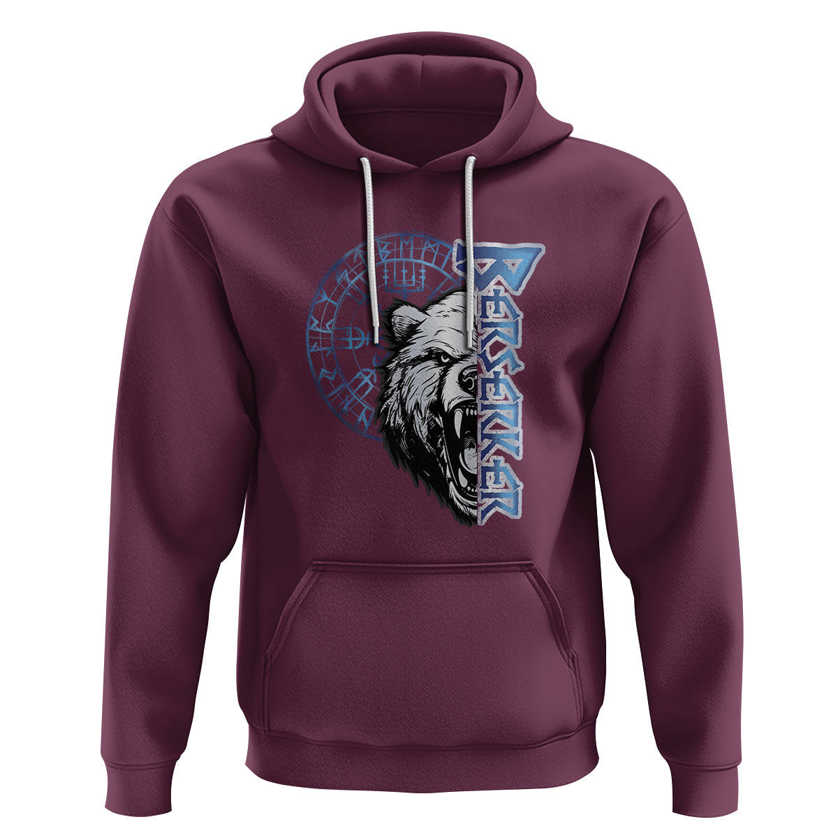 Berserk Bear Warrior Odin Norse Mythology Viking Hoodie Cotton