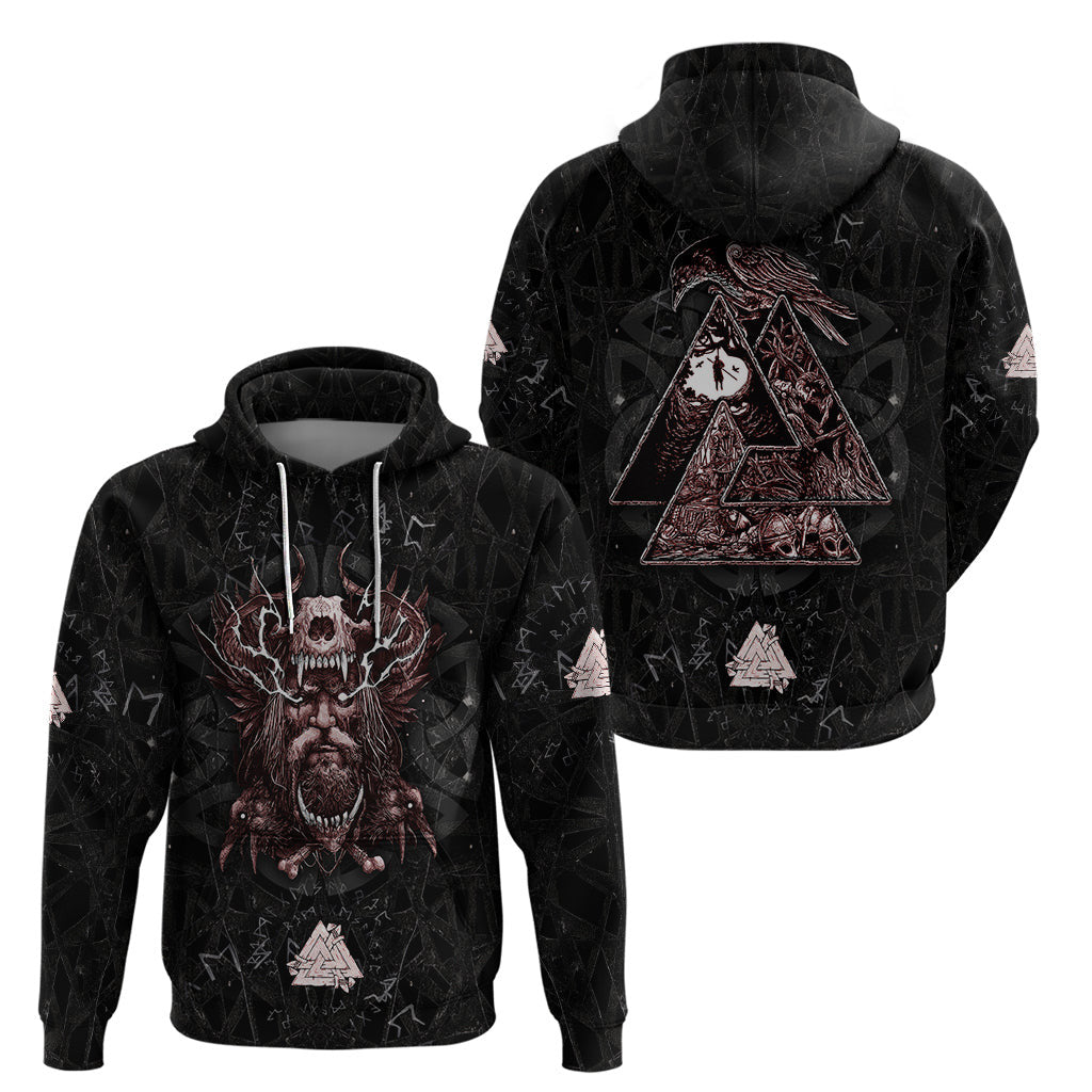 Viking Odin Viking Allfather's Radiance Viking Hoodie