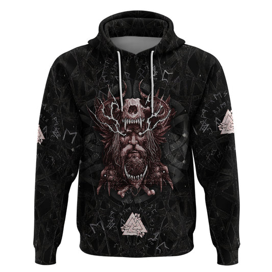 Viking Odin Viking Allfather's Radiance Viking Hoodie