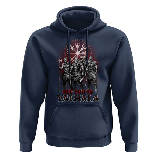Viking Warrior See You In Valhalla Viking Hoodie Cotton