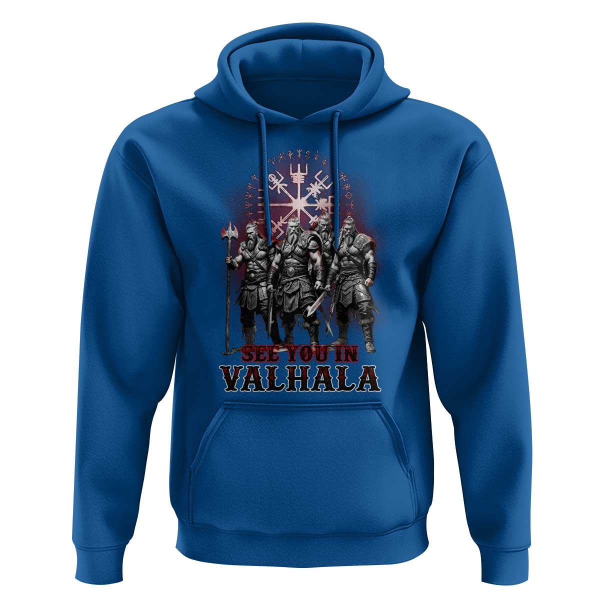 Viking Warrior See You In Valhalla Viking Hoodie Cotton