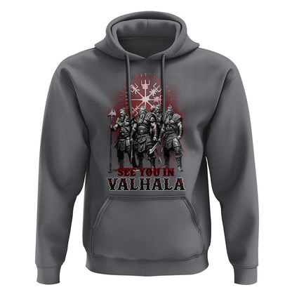 Viking Warrior See You In Valhalla Viking Hoodie Cotton