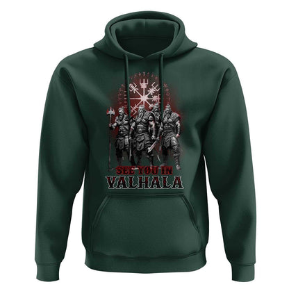 Viking Warrior See You In Valhalla Viking Hoodie Cotton