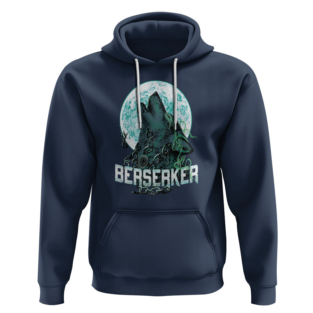 Berserk Wolf Warrior Odin Norse Mythology Viking Hoodie Cotton