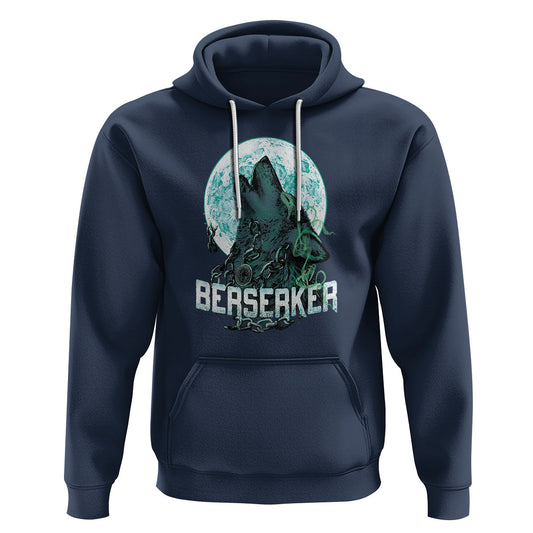 Berserk Wolf Warrior Odin Norse Mythology Viking Hoodie Cotton