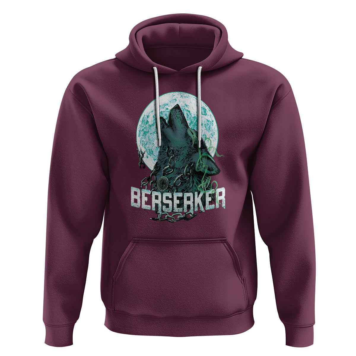 Berserk Wolf Warrior Odin Norse Mythology Viking Hoodie Cotton