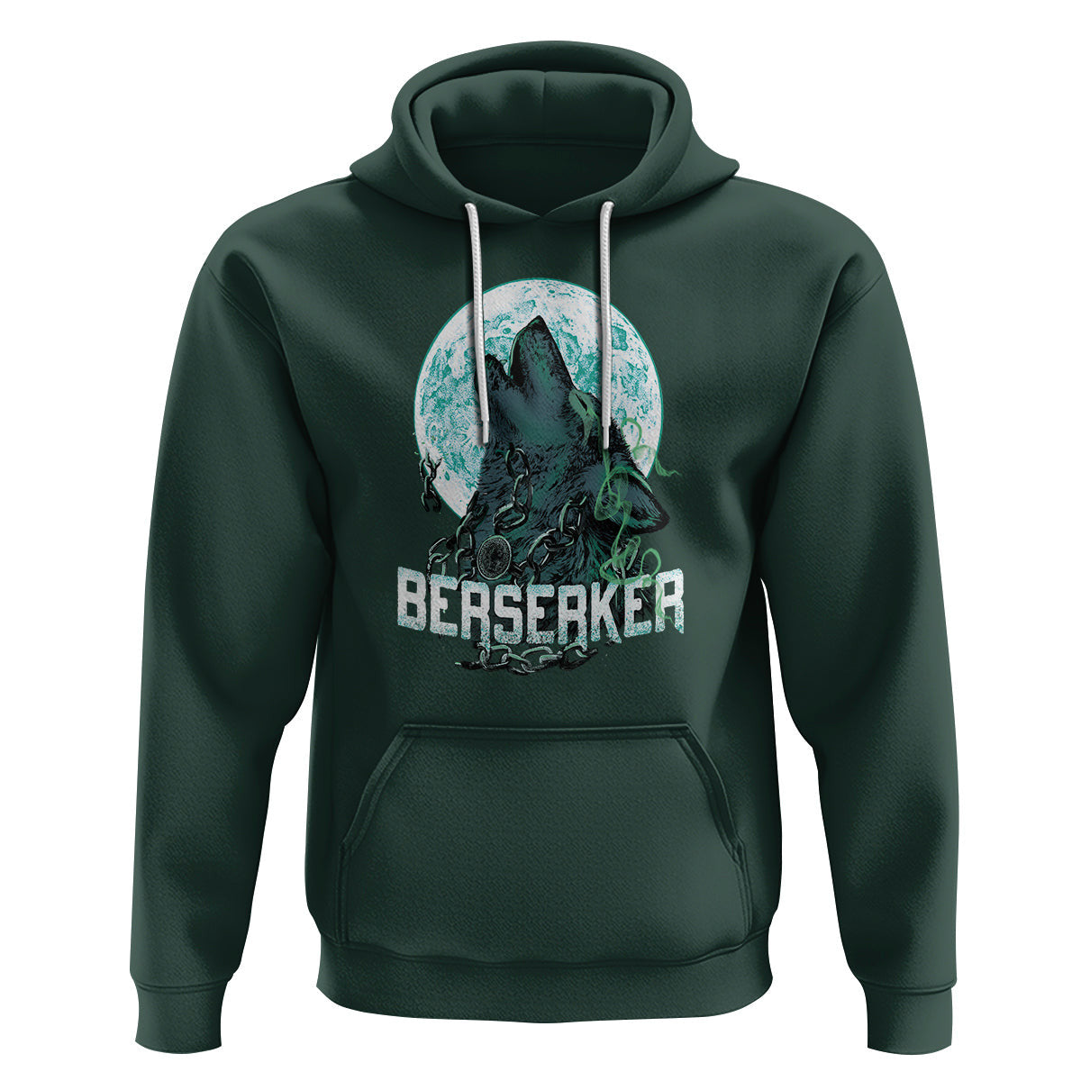 Berserk Wolf Warrior Odin Norse Mythology Viking Hoodie Cotton