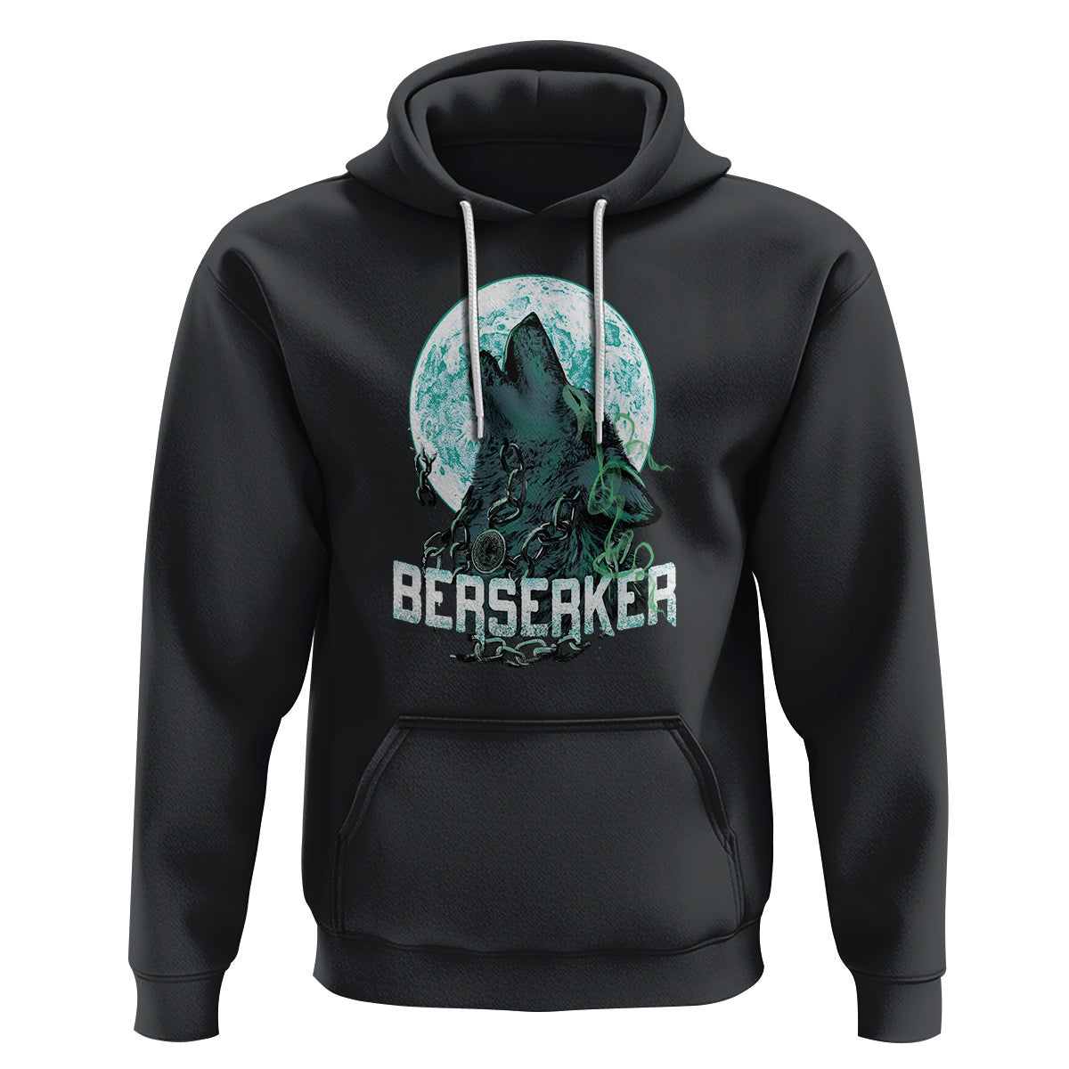 Berserk Wolf Warrior Odin Norse Mythology Viking Hoodie Cotton