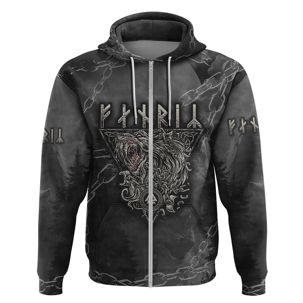 Fenir Better to be a Wolf of Odin Viking Hoodie