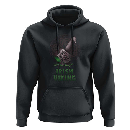 Irish Celtic Thor Mjolnir Viking Hoodie Cotton