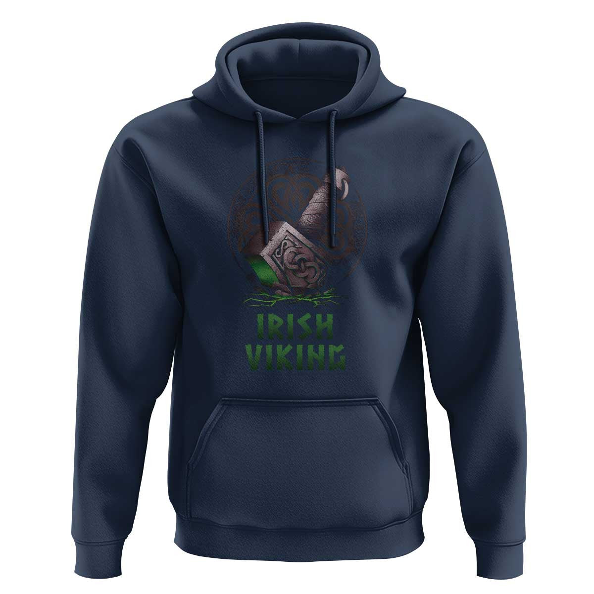 Irish Celtic Thor Mjolnir Viking Hoodie Cotton