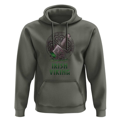 Irish Celtic Thor Mjolnir Viking Hoodie Cotton