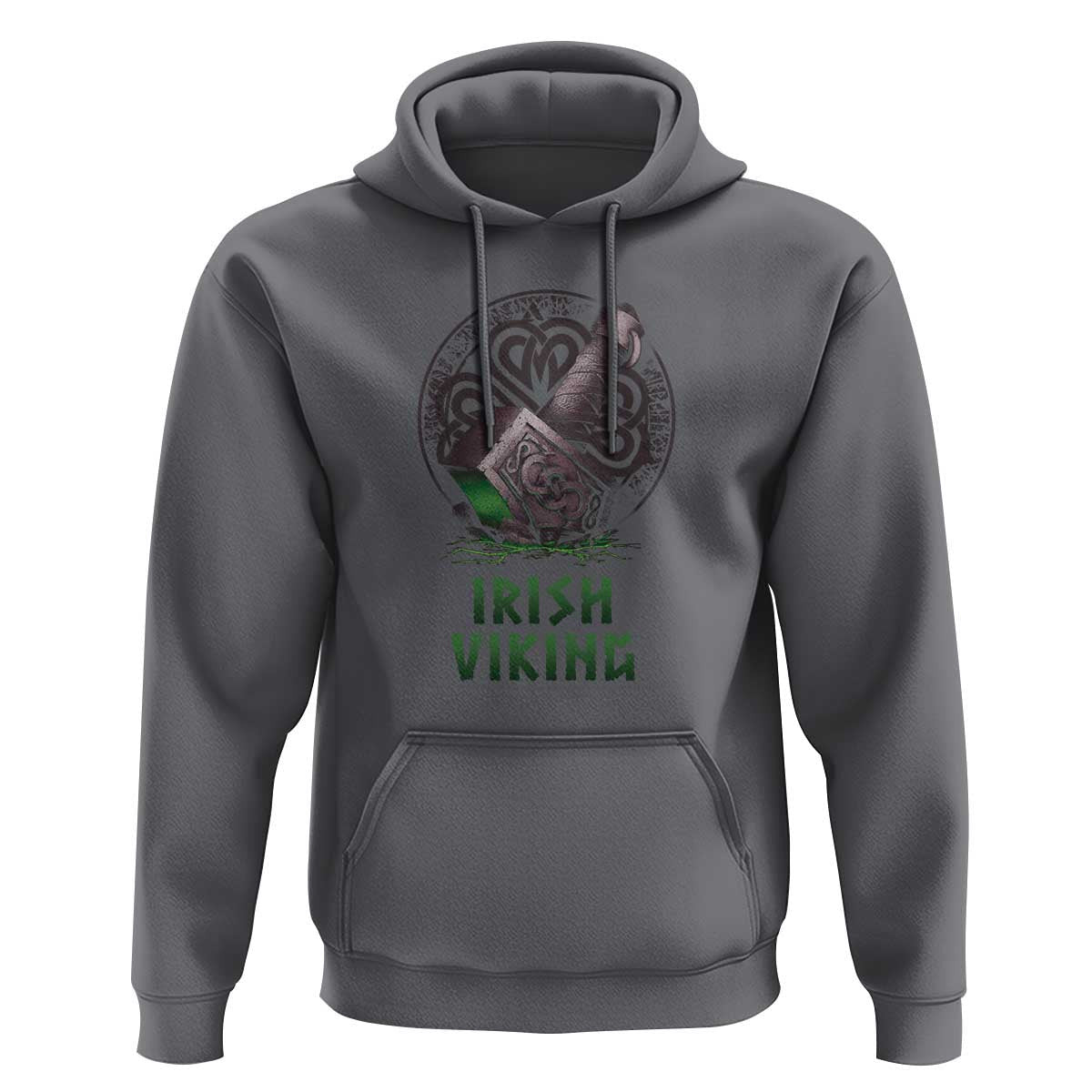 Irish Celtic Thor Mjolnir Viking Hoodie Cotton