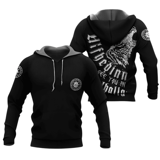 Viking Ulfhedinn See You In Valhalla Viking Hoodie