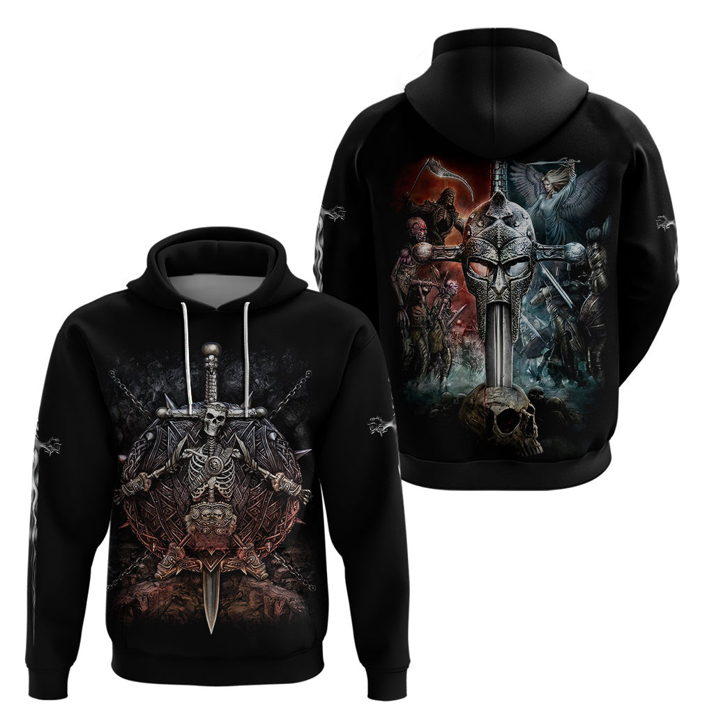 Warrior Skull Skull Warrior Viking Viking Hoodie