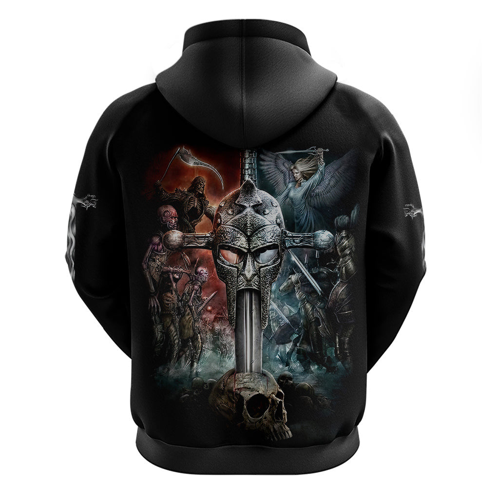 Warrior Skull Skull Warrior Viking Viking Hoodie