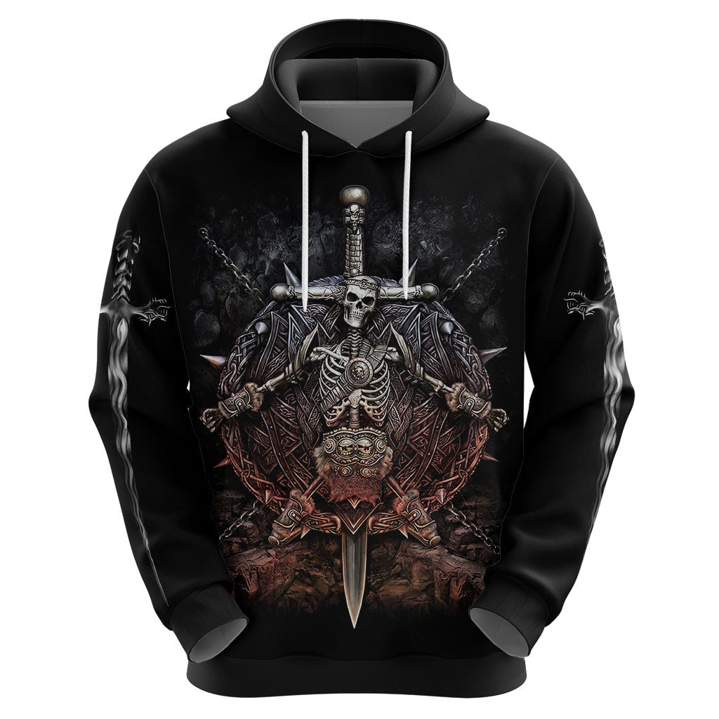 Warrior Skull Skull Warrior Viking Viking Hoodie
