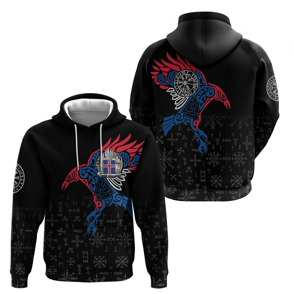 Iceland Viking Culture Norse Mythology Raven Tattoo Viking Hoodie