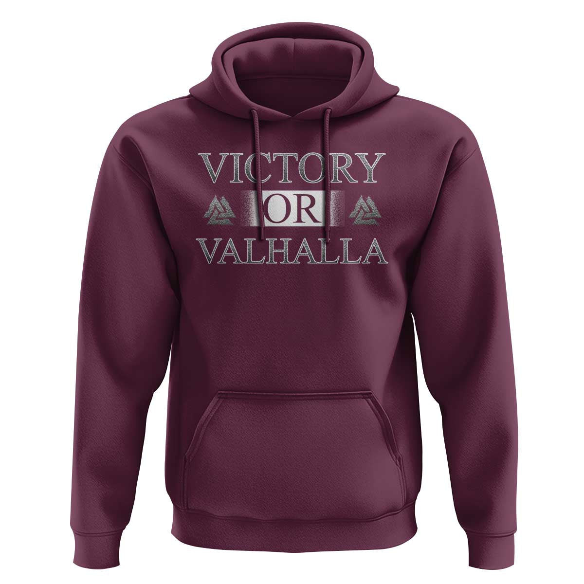 Victory Or Valhalla Norse Mythology Viking Hoodie Cotton