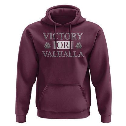 Victory Or Valhalla Norse Mythology Viking Hoodie Cotton