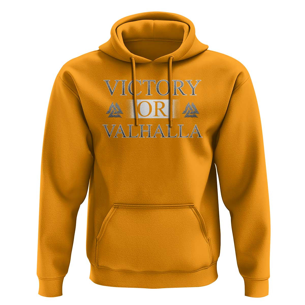 Victory Or Valhalla Norse Mythology Viking Hoodie Cotton