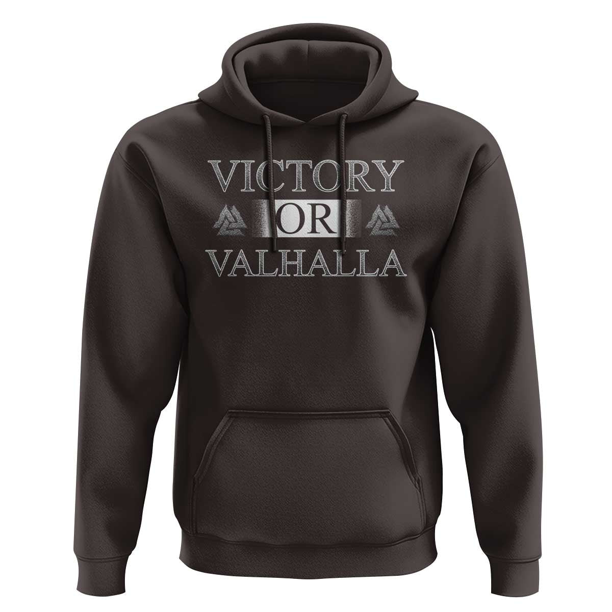 Victory Or Valhalla Norse Mythology Viking Hoodie Cotton