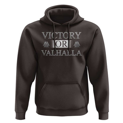Victory Or Valhalla Norse Mythology Viking Hoodie Cotton