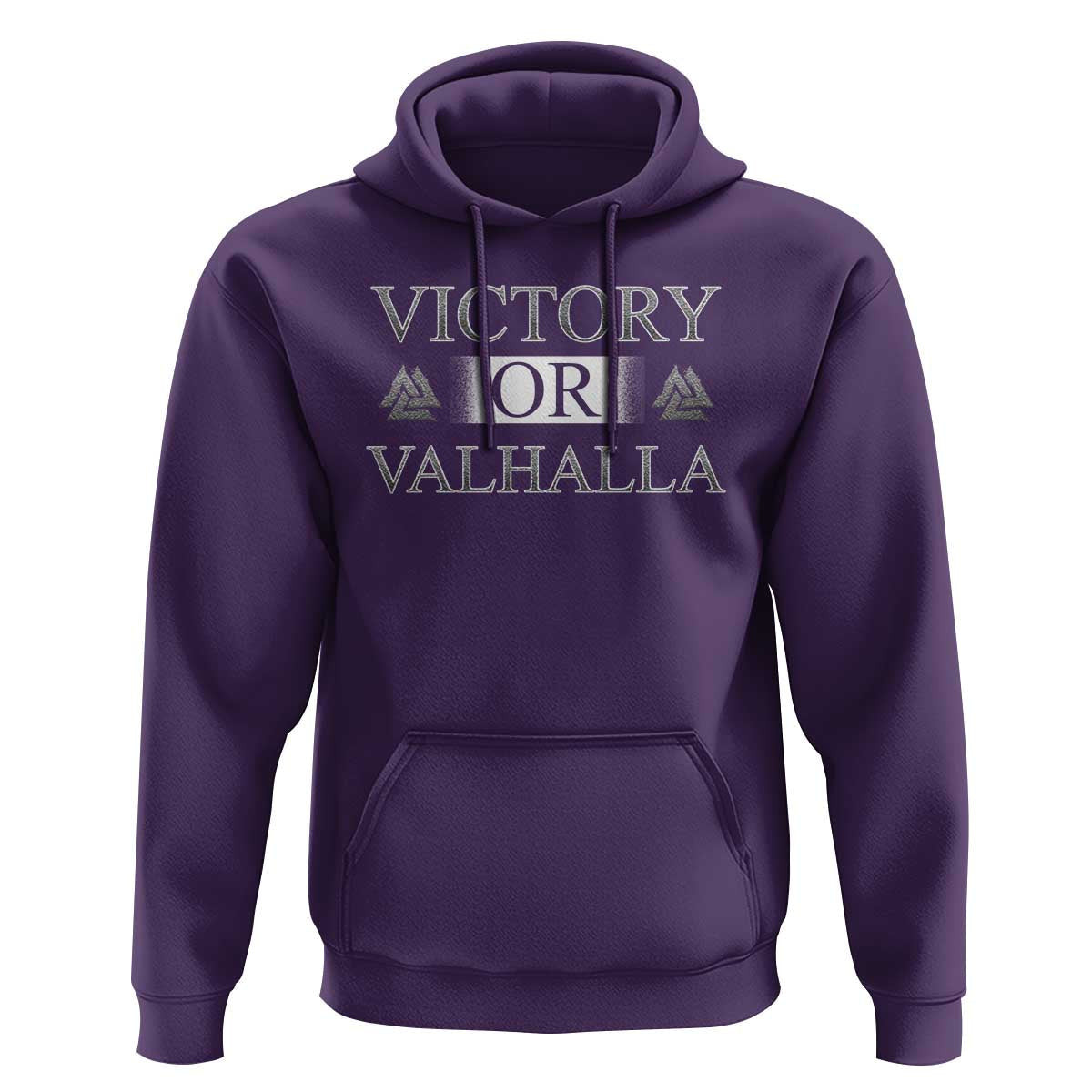 Victory Or Valhalla Norse Mythology Viking Hoodie Cotton