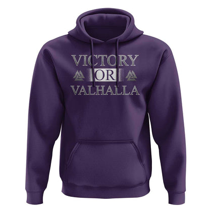 Victory Or Valhalla Norse Mythology Viking Hoodie Cotton