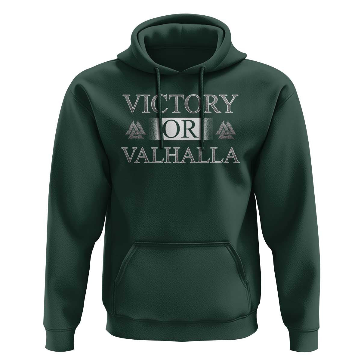 Victory Or Valhalla Norse Mythology Viking Hoodie Cotton