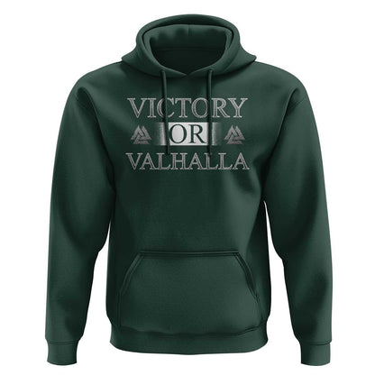 Victory Or Valhalla Norse Mythology Viking Hoodie Cotton