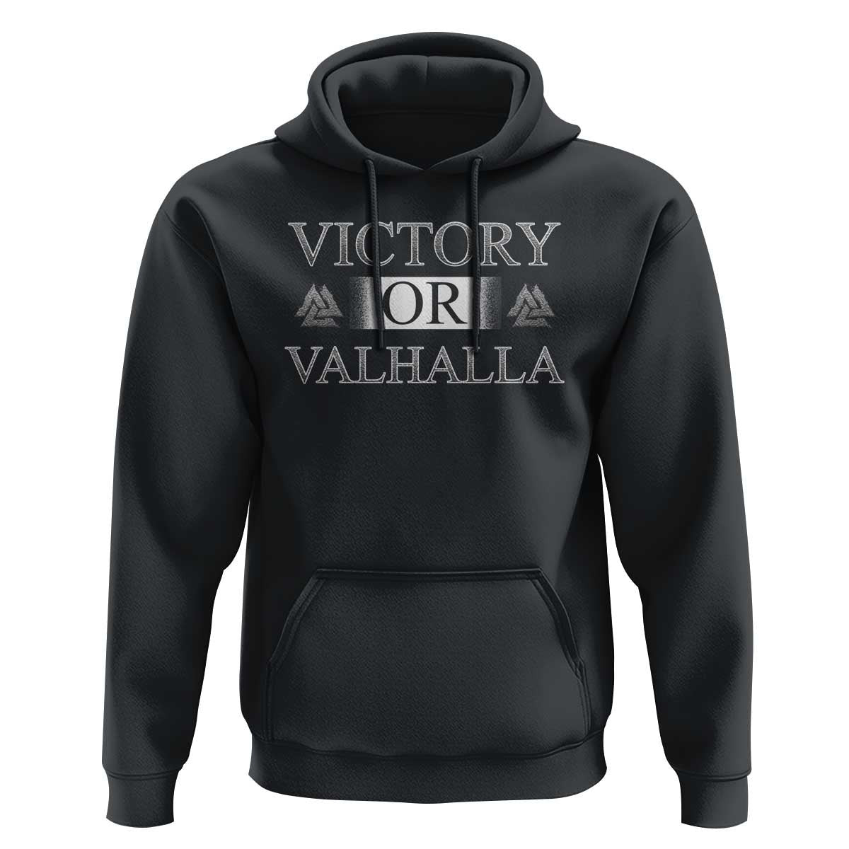 Victory Or Valhalla Norse Mythology Viking Hoodie Cotton