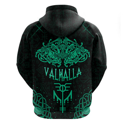 Valhalla's Eternal Glory Viking Hoodie