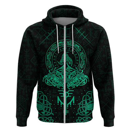 Valhalla's Eternal Glory Viking Hoodie