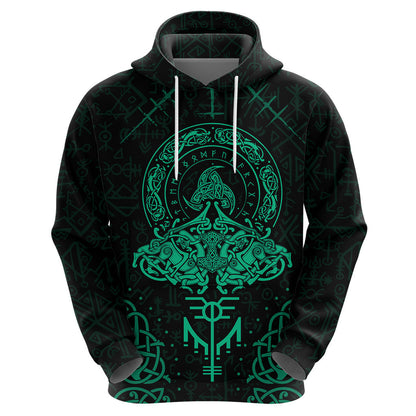 Valhalla's Eternal Glory Viking Hoodie