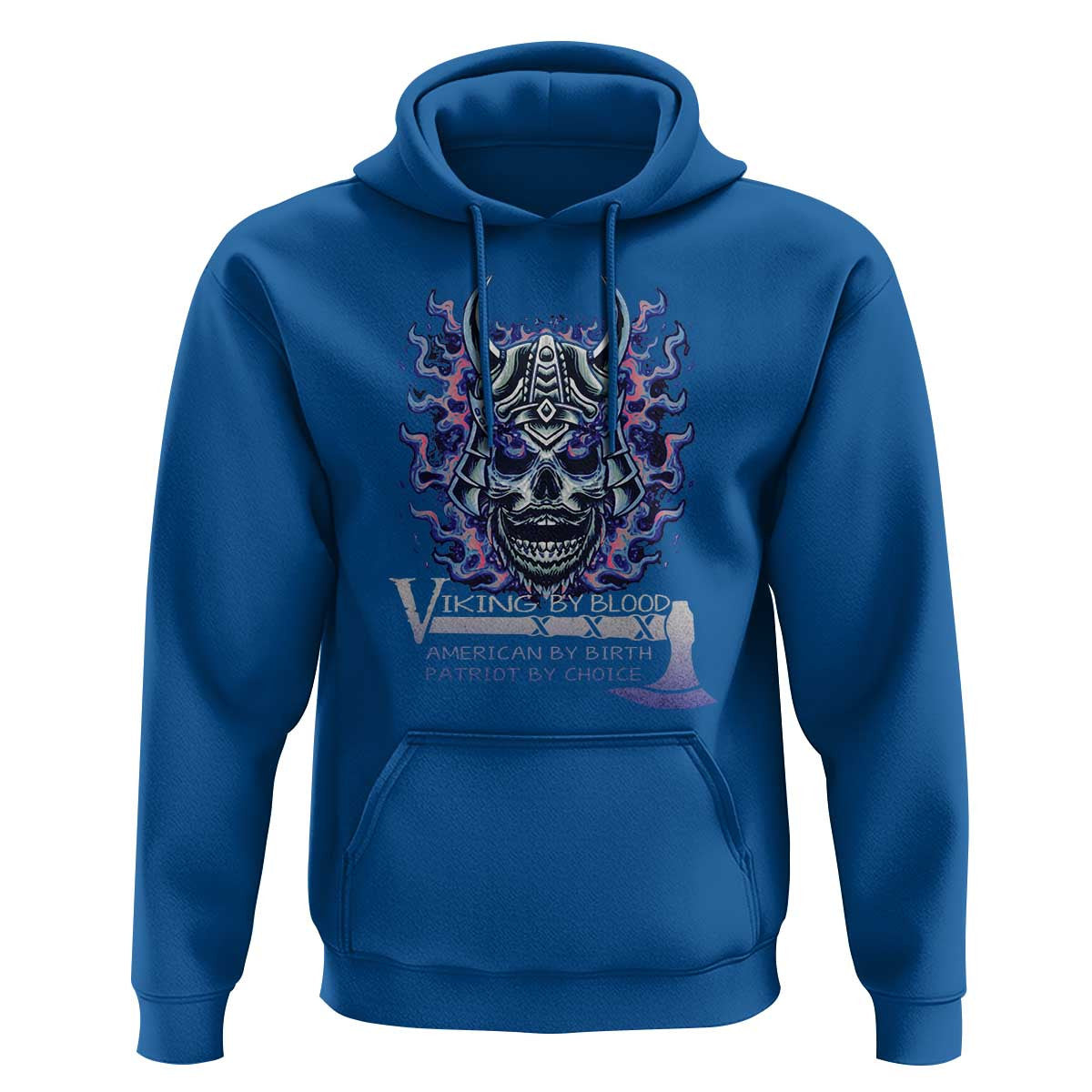 Viking By Blood American By Birth Patriot By Choice Viking Hoodie Cotton