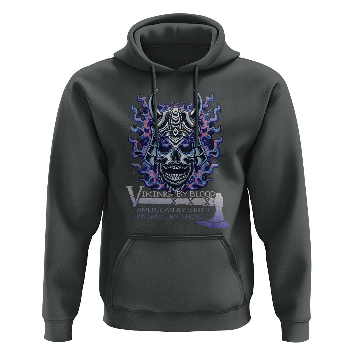 Viking By Blood American By Birth Patriot By Choice Viking Hoodie Cotton