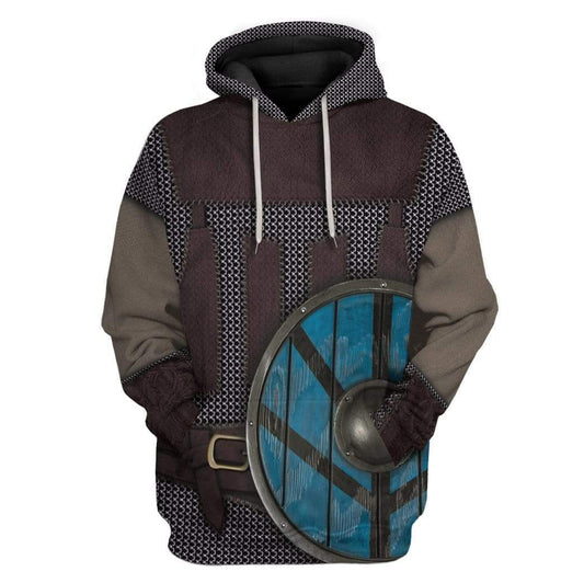 Viking Shield Maiden Lagertha Viking Hoodie